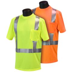 Radians ST11 - ANSI Class 2 Tshirt - Orange & Lime