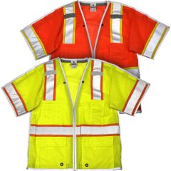 1552B & 1553B - ANSI Class 3 - Orange & Lime - Front