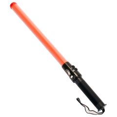Flashing Red/Steady Red Light Baton w/Audible Signal