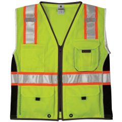 ANSI Class 2 Safety Vest - Heavy Duty - Lime