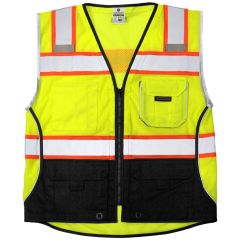 Kishigo Black Series Class 2 Black Bottom Vest