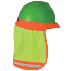 Hard Hat Sun Shield - Lime