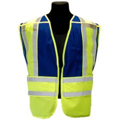 CLOSE OUT - Blue Public Safety Vest | Size: 2XL/4XL