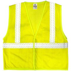 FM389 Modacrylic Flame Resistant Mesh - Lime - Front