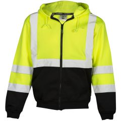 JS102 Lime Hoodie front