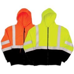 JS102 Lime- JS103 Orange - Hoodie front