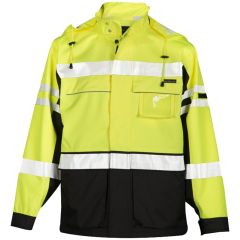 ML Kishigo Lime & Black Limited Edition Black Series 2 in 1 Jacket
