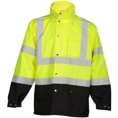 RWJ102 LIME  Rain Jacket