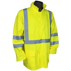 ANSI Class III Light Weight Rain Jacket - Front