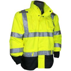 ANSI Class III Heavy Duty Rain Jacket - Front