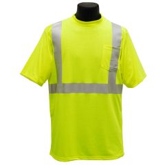 ANSI Class II T-Shirt - Lime - Front