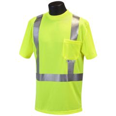 Radians ST11 - ANSI Class 2 Tshirt - Lime - Front