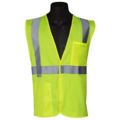 ANSI Class II Safety Vest - Lime - Front