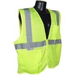 ANSI Class 2 Safety Vest - Lime - Front