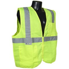 ANSI Class II Safety Vest - Lime - Front