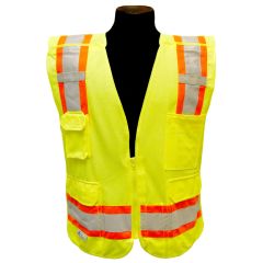ANSI Class II Breakaway Vest - Lime - Front