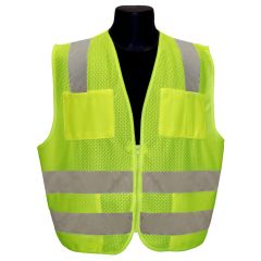 ANSI Class II  Vest - Lime - Front