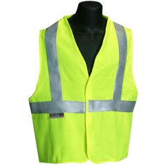 SV92AS-2VGS Modacrylic 6.3 Cal Fire Resistant Lime - Front