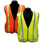 Mesh Safety Vest w/ Reflective – Lime