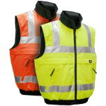 ANSI Class 2 Fleece Lined Reversible Vests