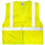 FM389 Modacrylic Flame Resistant Mesh - Lime - Front