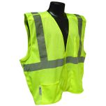 ANSI Class II Breakaway Vest - Lime - Front
