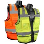 ANSI Class II - Heavy Duty Safety Vest -Zipper