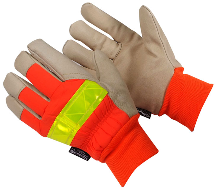 Hi Viz Work Gloves